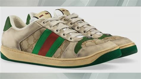 gucci shoes made to look dirty